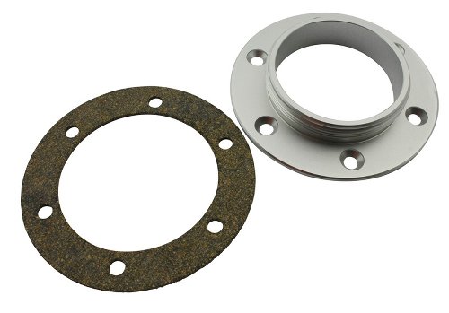 Fuel tank cap aluminium mounting ring Monza, 2,5 inch