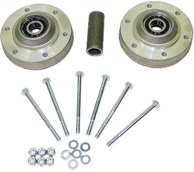 Moto Guzzi Spoked wheel, front flange-kit, narrow - Le Mans