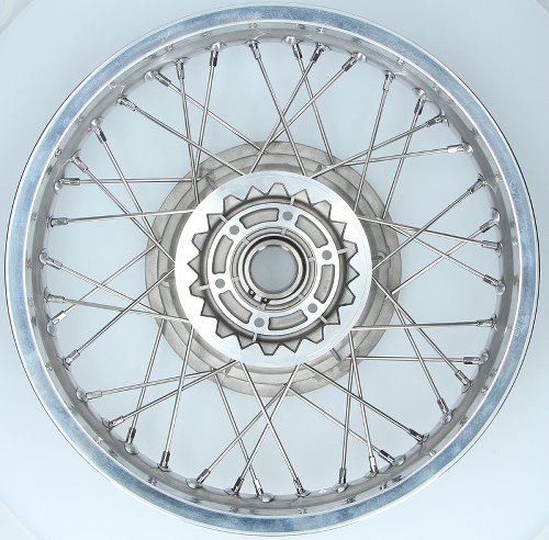 Rear spoke wheel 2.15x18 flat shoulder