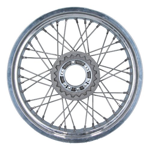 Spoke wheel 3.50x18 flat shoulder, 40-hole, front