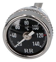 RR Oil thermometer black 24x3x75 - Honda 500 GL, 600 VT, 750