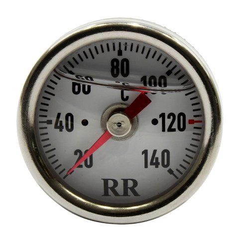 RR Oil thermometer white M20 x 1,5 x 121mm - Aprilia 1000