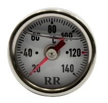 RR Oil thermometer white M20 x 1,5 x 121mm - Aprilia 1000