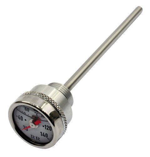 RR Oil thermometer white M20 x 1,5 x 121mm - Aprilia 1000