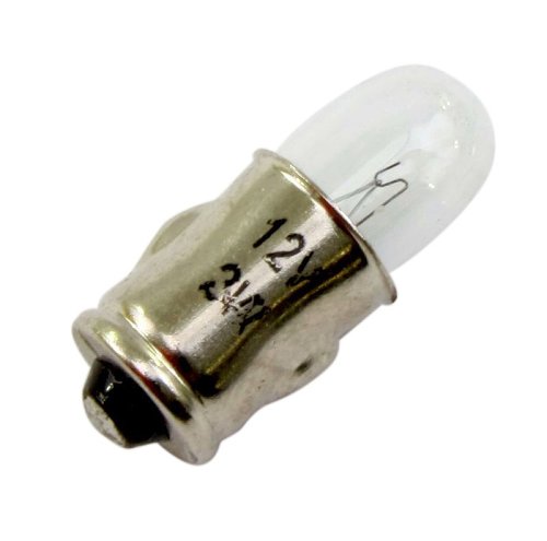Glühlampe 12V 2W Metalls. Instr.BA 7 (7mm)