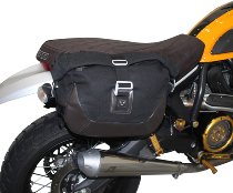 SW Motech Legend Gear Side bag set, black / brown - Ducati