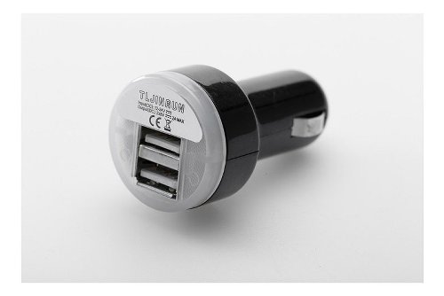 SW USB-Doppel-Ladebuchse für Zigarettenanzünder 12 V. 2.000