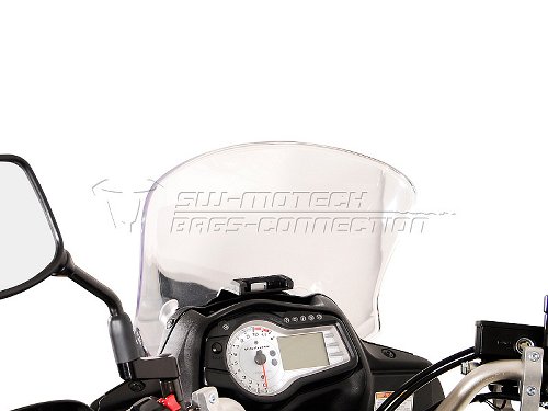 SW Motech GPS holder in the cockpit, black - Suzuki DL 650