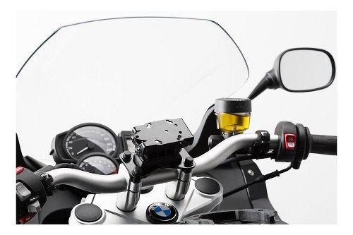 SW Motech GPS mount on handlebar, black - BMW F 800 GT / R,