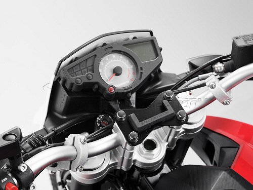 SW Motech GPS mount on handlebar, black - BMW F 800 GT / R,