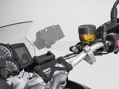 SW Motech Navi-Halter am Lenker, schwarz - BMW F 650 / 700 /