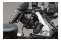 SW Motech GPS mount on handlebar, black - Ducati 950 / 1200