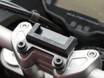 SW Motech GPS mount on handlebar, black - Ducati 950 / 1200