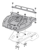 SW Motech adapter plate for ALU-RACK luggage rack