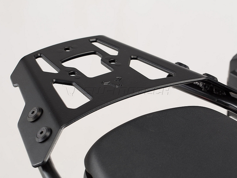 SW Motech ALU-RACK luggage carrier, black - Honda VFR 800 X Spare