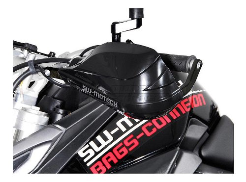 SW Motech BBSTORM Handguard kit black - Triumph Tiger 800,