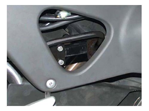 SW Motech Main stand handle, black - Honda XL 1000 V