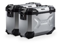 SW Motech TRAX ADV aluminum case complete system, silver,