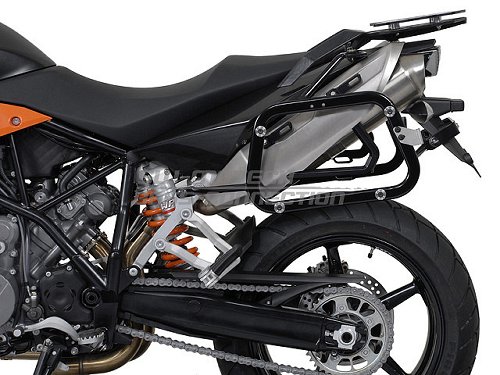 SW Motech EVO Kofferträger, schwarz - KTM LC8 950 Supermoto,