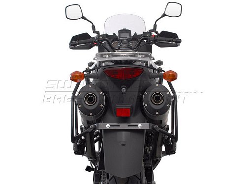 SW Motech EVO Kofferträger, schwarz - Kawasaki KLV 1000,