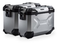 SW Motech TRAX ADV aluminum case complete system, silver,