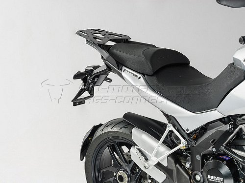 SW QUICK-LOCK EVO Kofferträger Schwarz. Ducati