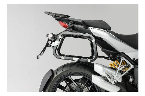 SW QUICK-LOCK EVO Kofferträger Schwarz. Ducati