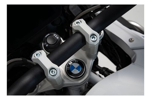 SW Lenkererhöhung H = 40 mm. Silb. BMW R1200GS LC / Adv.