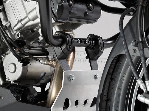 SW Motorschutz Schwarz/Silber. Für V-Strom 1000 mit