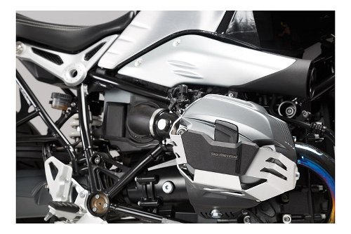 SW Zylinderschutz Silber. Als Paar. BMW R1200 R / GS / Adv.