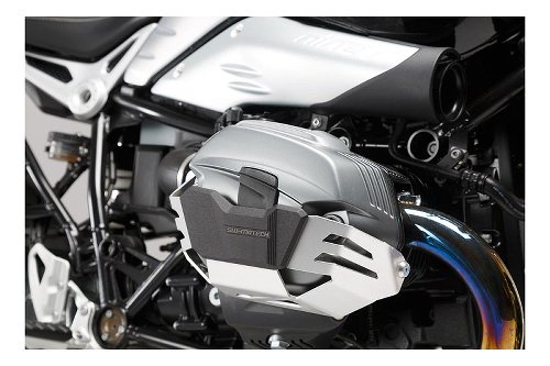 SW Zylinderschutz Silber. Als Paar. BMW R1200 R / GS / Adv.