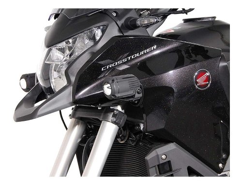 SW HAWK Scheinwerferhalter Schwarz. Honda Crosstourer (11-).