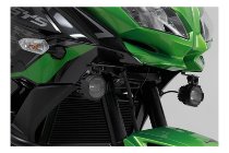 SW HAWK Scheinwerferhalter Schwarz. Kawasaki Versys 650