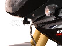 SW HAWK Scheinwerferhalter Schwarz. Triumph Tiger 1050i