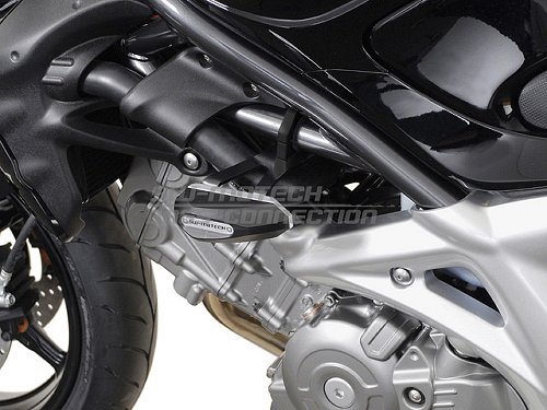 SW Sturzpad-Kit Schwarz. Suzuki SFV 650 Gladius (09-).