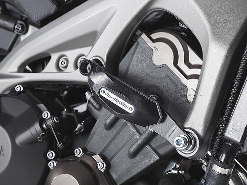 SW Sturzpad-Kit Schwarz. Yamaha MT-09 (13-).