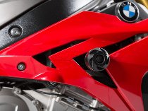 SW Sturzpad-Kit Schwarz. BMW S 1000 R (14-).