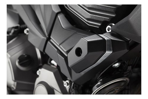 SW Sturzpad-Kit Schwarz. Kawasaki Z 800 (12-).