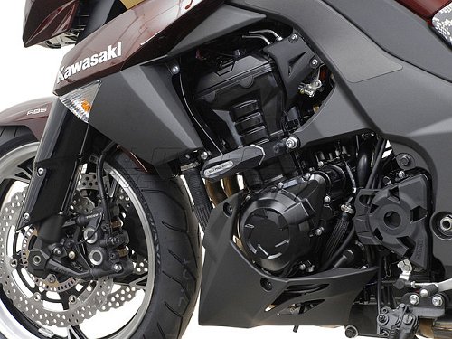 SW Sturzpad-Kit Schwarz. Kawasaki Z 1000 (10-).