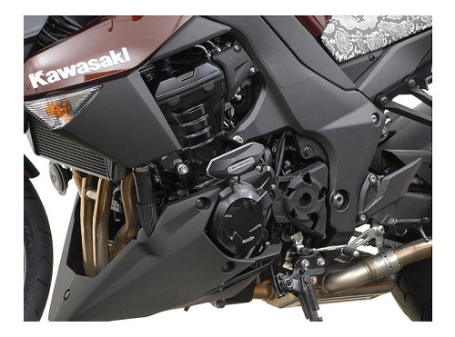 SW Sturzpad-Kit Schwarz. Kawasaki Z 1000 (10-).