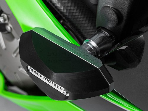 SW Sturzpad-Kit Schwarz. Kawasaki Ninja ZX-6R 636 (13-).