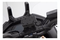 SW Navi-Halter am Lenker Schwarz. Yamaha MT-07 Tracer (16-).