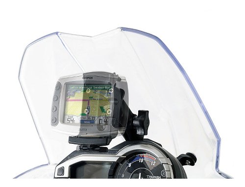 SW Navi-Halter im Cockpit Schwarz. Triumph Tiger 800/800 XC,