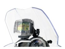 SW Navi-Halter im Cockpit Schwarz. Triumph Tiger 800/800 XC,