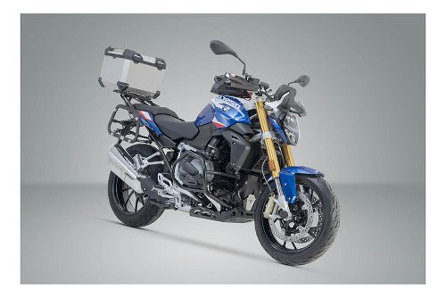 SW TRAX ADV Topcase-System Silbern. BMW R 1200 R/RS (15-), R