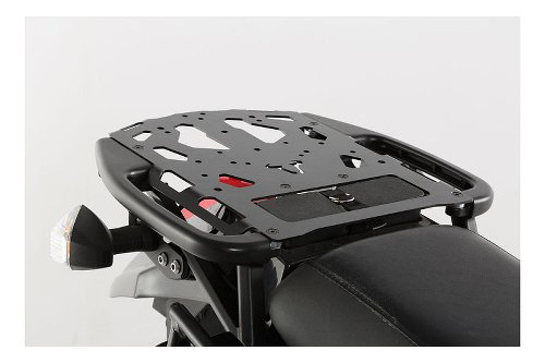 SW STEEL-RACK Gepäckträger Schwarz. Kawasaki KLR 650 (08-).