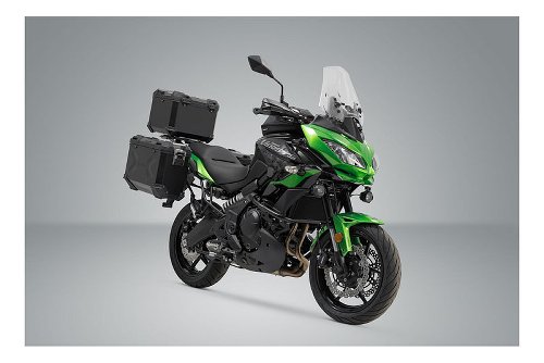 SW TRAX ADV Topcase-System Schwarz. Kawasaki Versys 650