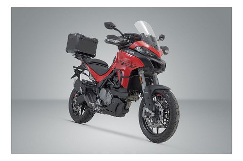 SW TRAX ADV Topcase-System Schwarz. Ducati Multistrada 1200