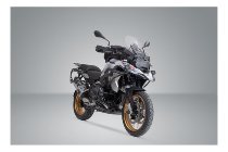 SW PRO Seitenträger Schwarz. BMW R1200GS (12-), R1250GS