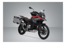 SW TRAX ADV Alukoffer-System Silbern. 45/37 l. BMW F750GS,